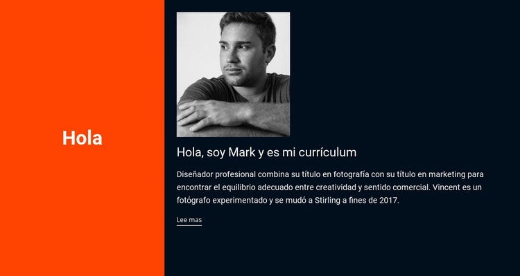 Hola es mi currículum Plantilla