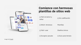 Comience Con Hermosas Plantillas - Tema De WordPress