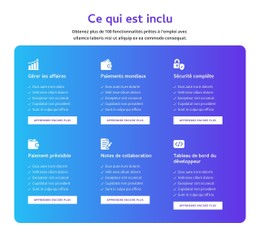 Répéteur De Grille Sur Fond Dégradé Modèle HTML CSS Réactif