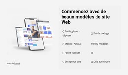 Modèle CSS Pour Commencez Avec De Beaux Modèles