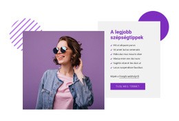 A Legjobb Szépségtippek CSS-Elrendezési Sablon