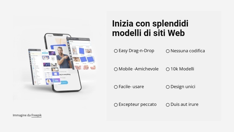 Inizia con bellissimi modelli Mockup del sito web