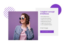 I Migliori Consigli Di Bellezza Modello Di Layout CSS