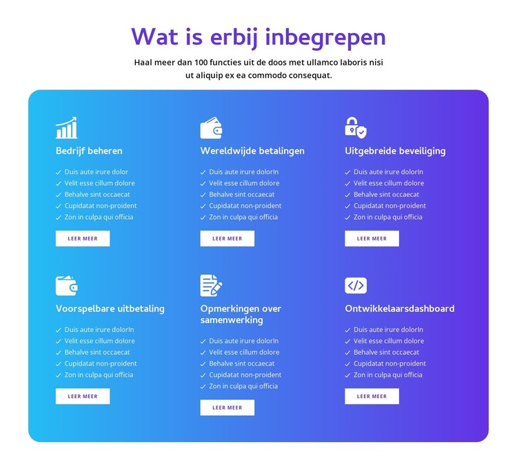 Rasterrepeater op verloopachtergrond CSS-sjabloon