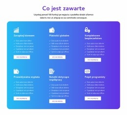 Wzmacniacz Siatki Na Tle Gradientowym - HTML Template Builder