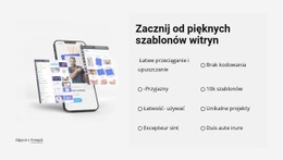 Zacznij Od Pięknych Szablonów - Szablon Makiety Strony Internetowej