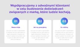 3 Kolumny Z Liczbami - Piękny Projekt Strony Internetowej