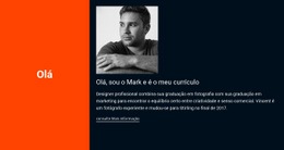 Ola É Meu Currículo - HTML Website Builder