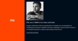 Ola É Meu Currículo - Design De Site Gratuito