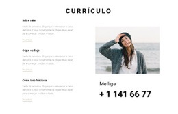 Tema WordPress Multifuncional Para Currículo Criativo