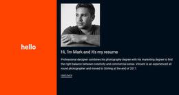 Hello, It'S My Resume - Create Amazing Template