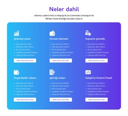 Gradyan Arka Planda ızgara Tekrarlayıcı Şablon HTML CSS Duyarlı