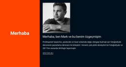Merhaba Bu Benim Özgeçmişim - E-Ticaret Şablonu