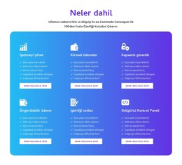 Gradyan Arka Planda ızgara Tekrarlayıcı - HTML Şablonu Indirme