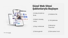 Güzel Şablonlarla Başlayın - Design HTML Page Online