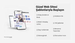 Güzel Şablonlarla Başlayın Için Site Şablonu