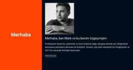 Merhaba Bu Benim Özgeçmişim Için Ücretsiz Web Tasarımı
