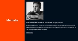 Merhaba Bu Benim Özgeçmişim Için Çok Amaçlı WordPress Teması