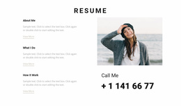 Most Creative Landing Page For Creative Resume
