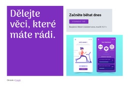 Spusťte Spuštěnou Aplikaci - Šablona Webové Stránky