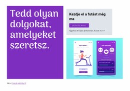 Indítsa El Az Alkalmazást - Weboldal Sablon