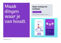 Prachtig Webontwerp Voor Start De App