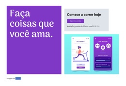 Web Design Incrível Para Comece A Executar O Aplicativo