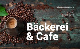 Responsive Webvorlage Für Bäckerei & Café