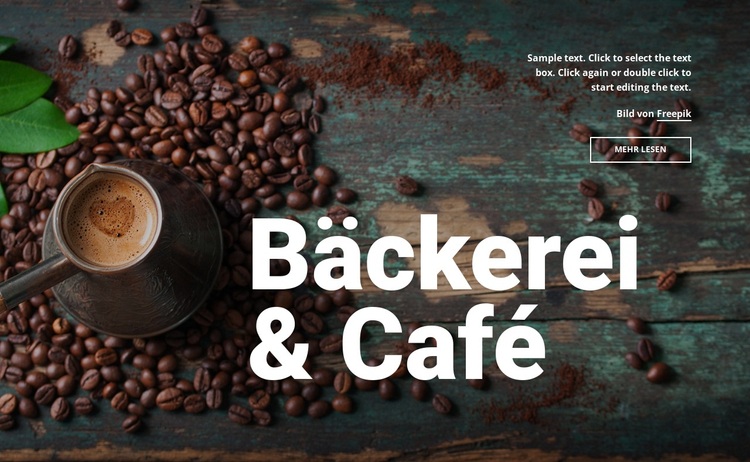 Bäckerei & Café WordPress-Theme