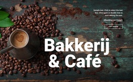 Lay-Outfunctionaliteit Voor Bakkerij En Café