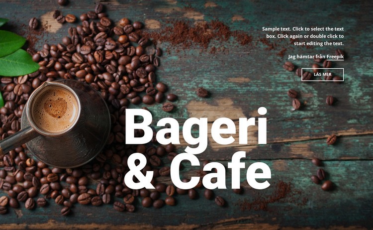 Bageri & café Hemsidedesign