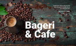 Bageri & Café - Nedladdning Av HTML-Mall