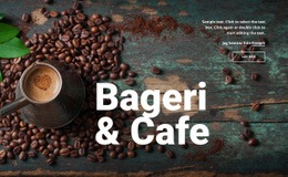 Layoutfunktion För Bageri & Café