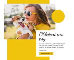 Móda Pro Psy – Bezplatná Šablona Webových Stránek