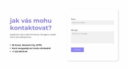 Web WordPress Pro Mohu Vás Kontaktovat?