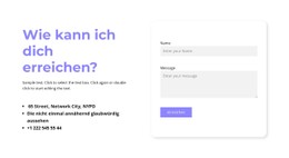 Kann Ich Sie Kontaktieren? Kostenloser Download Einer CSS-Vorlage