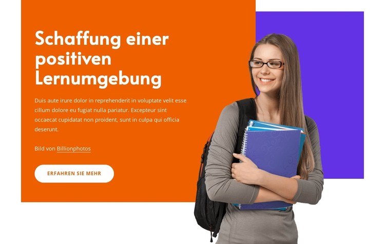 Positives Lernen CSS-Vorlage