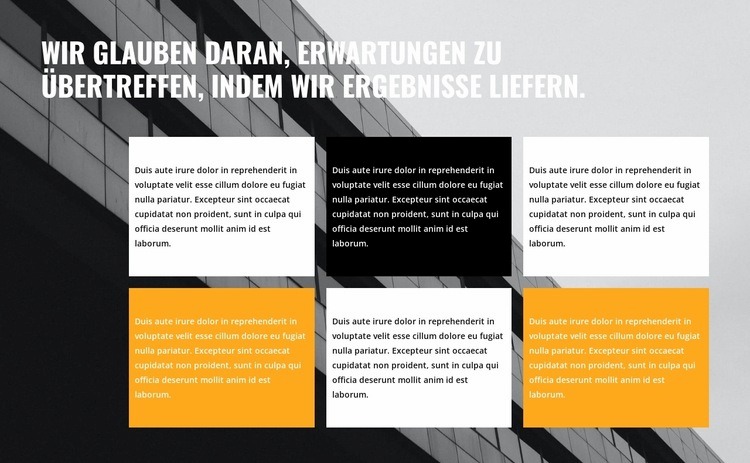 Wir glauben an Innovationen HTML Website Builder