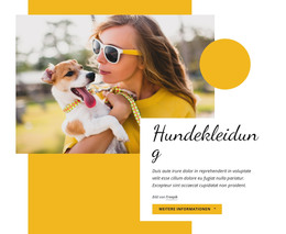 Kostenloses Webdesign Für Hundekleidung Mode