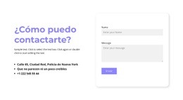 ¿Puedo Contactarte? -Maqueta De Sitio Web Lista Para Usar