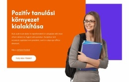 Pozitív Tanulás - HTML Oldalsablon