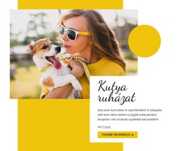 Kutya Ruházat Divat – Ingyenes Webhelysablon