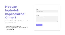 Felvehetem A Kapcsolatot - Ingyenes Sablonok