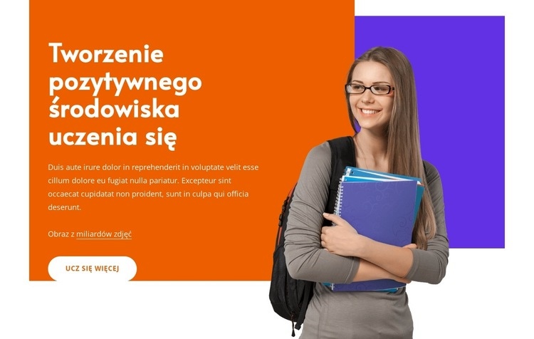 Pozytywne uczenie się Kreator witryn internetowych HTML