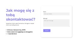 Czy Mogę Się Z Tobą Skontaktować? - Darmowe Szablony