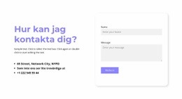 Kan Jag Kontakta Dig - Gratis Mallar