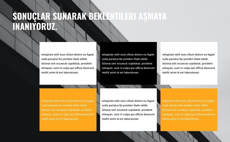 Yeniliğe inanıyoruz Html Web Sitesi Oluşturucu