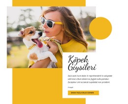 Köpek Giyim Modası - Basit Web Sitesi Şablonu