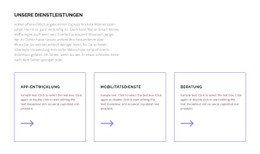 Unsere Leistungen Für Sie Vorlage HTML CSS Responsive