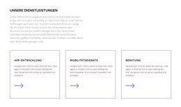 Unsere Leistungen Für Sie – Mehrzweck-Einseitenvorlage